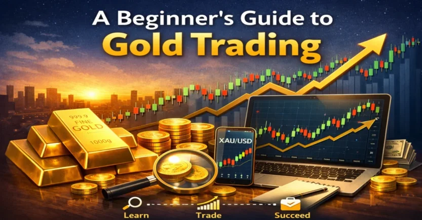 Beginner guide to trading gold online with XAUUSD charts and strategies