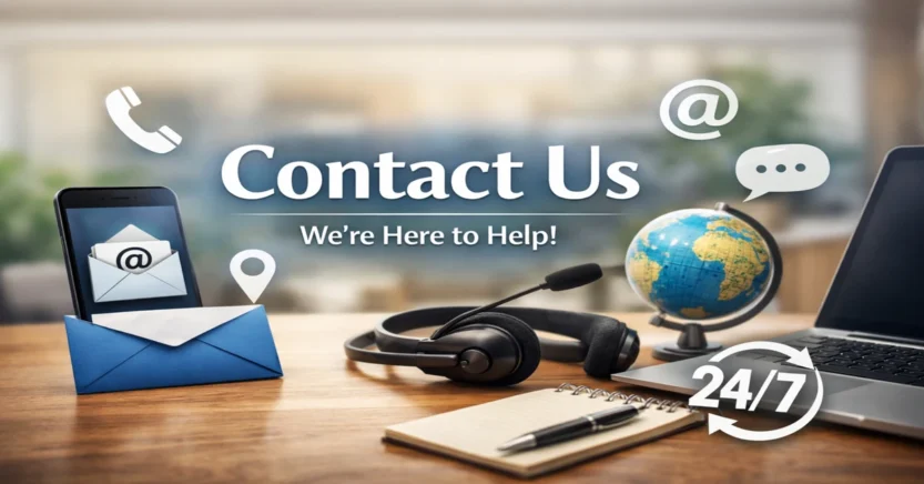 Contact Us support page for KentinoFX customer service and trading assistance