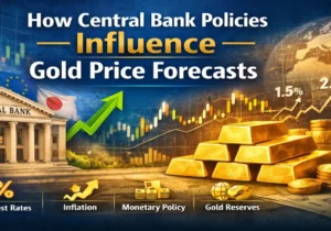 How central bank policies influence gold price forecasts including interest rates, inflation, and monetary policy impact on gold market