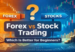 Forex vs stock trading comparison for beginners showing market differences