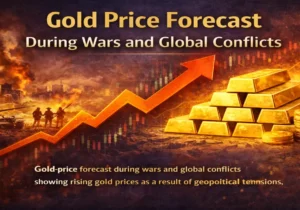 gold price during wars showing rising gold prices during global conflicts