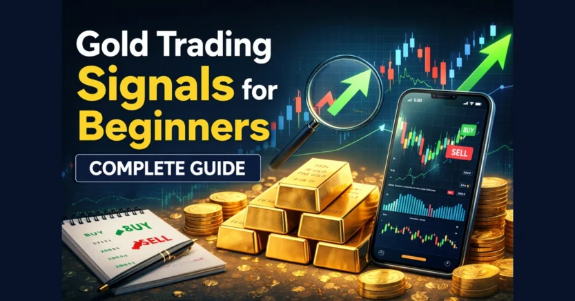 Gold trading signals for beginners complete guide with buy and sell gold chart and market analysis