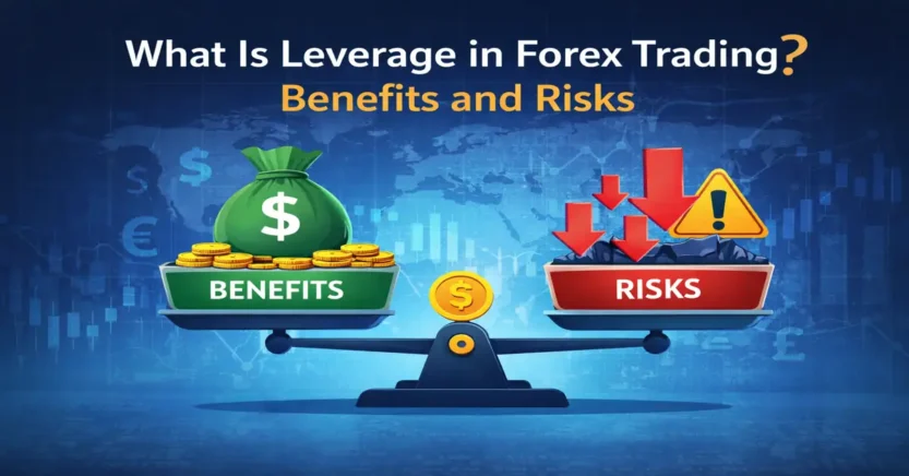 Leverage in forex trading showing benefits and risks comparison