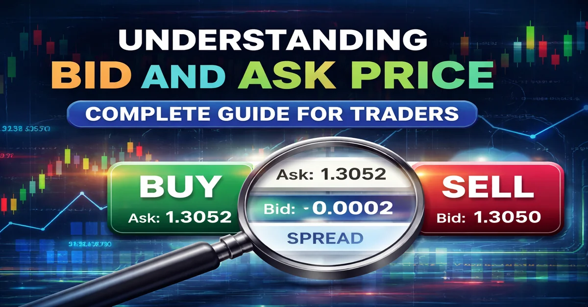 Understanding bid and ask price complete guide for traders showing buy sell spread and forex trading chart