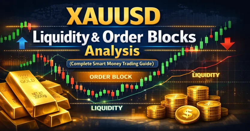 XAUUSD Liquidity and Order Blocks Analysis for Smart Money Trading